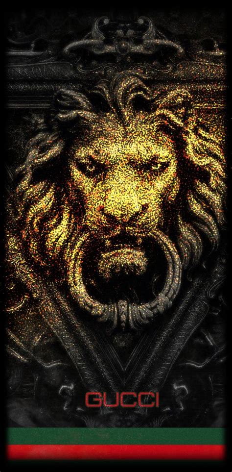 gucci lion wallpaper|gucci grotesque wallpaper.